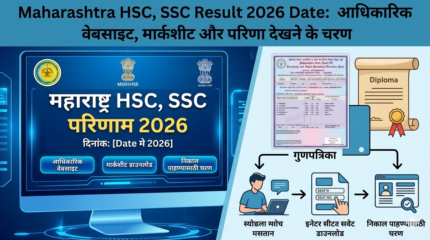 Maharashtra HSC, SSC Result 2026 Date