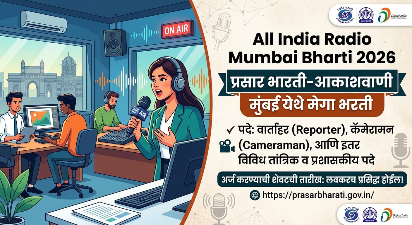 All India Radio Mumbai Bharti 2026
