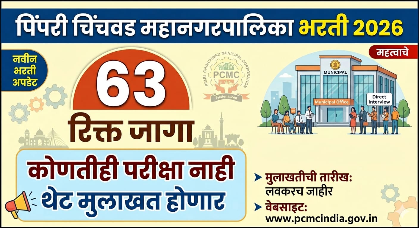 PCMC Recruitment 2026